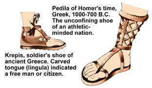 When were shoes first invented?